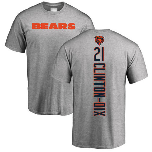 Chicago Bears Men Ash Ha Ha Clinton-Dix Backer NFL Football #21 T Shirt->nfl t-shirts->Sports Accessory